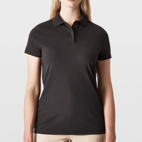 MW-POLOSHIRT-LOGO-TONAL-LADIES-BLACK